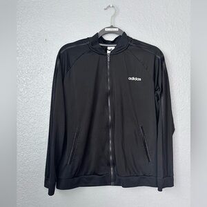 Women Adidas Black Track Jacket Large